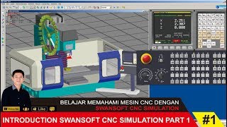 SSCNC  1 INTRODUCTION SWANSOFT CNC SIMULATION PART 1 [upl. by Haveman]