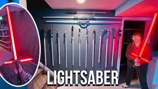 My CRAZY Authentic Lightsaber Collection  Kylo Artsabers UNBOXING  REVIEW 😈🚨 [upl. by Ennaeed]