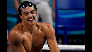 SEXIEST MALE ATHLETE AT THE PARIS OLYMPICS SWIMMING GOLD MEDALIST ITALIAN SWIMMER thomasceccon [upl. by Uhayile519]