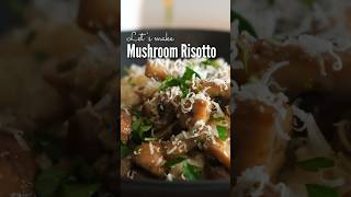 Easy Mushroom Risotto Recipe shorts [upl. by Fayette412]