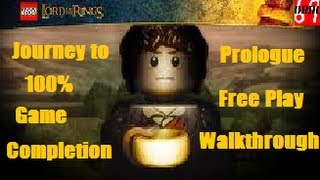 LEGO Lord Of The Rings Prologue Free Play Walkthrough All Collectables [upl. by Enylcaj]