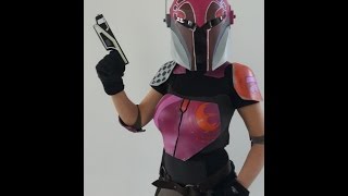 Star Wars Rebels Sabine Wren Kostüm Cosplay aus Plastazote LD455mm 66target [upl. by Stolzer]