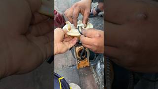 How To Clean Fuel Pump Filter  Easy Way fuelpump filter clean [upl. by Sabu]