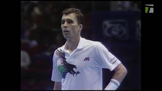 Philadelphia 1991 F Lendl vs Sampras [upl. by Mora]