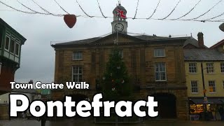 Pontefract West Yorkshire  Town Centre Walk 2020 [upl. by Atiluap184]