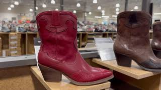 Burgundy Color Boots 🛍️ DSW Shoes Shopping Style Fashion [upl. by Albie]