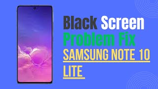 Samsung Note 10 Lite Black amp White Screen Problem FIXED [upl. by Lanfri]