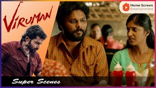 Viruman Movie Scenes  Rajkumar shocked to meet Karthi  Karthi  Aditi Shankar  Soori  Rajkiran [upl. by Randa]