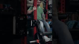 Rogue Fitness Trolley amp Lever Arm Leg Extension HACK Jammer Arm Exercise Setup shorts [upl. by Aiyram]