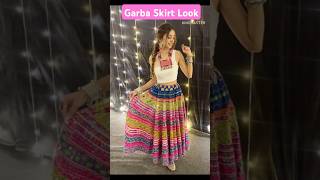 Garba skirt lookytshorts viralvideo skirt garbahairstyle garbadress [upl. by Anirret608]