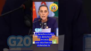 México es tendencia Claudia Sheinbaum G20 [upl. by Dode242]