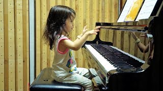 Listening to Piano by Emilie Barton 2 years old [upl. by Vanzant884]