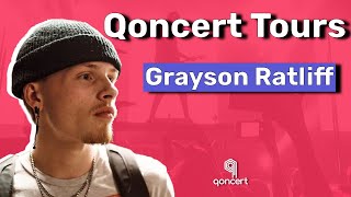 Qoncert Tours  Grayson Ratliff Interview National Shows Finding Band Members Going Solo [upl. by Darline276]