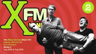 XFM The Ricky Gervais Show Series 2 Episode 8  Hairy Chinese Kid [upl. by Yartnod]