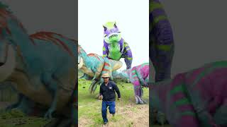 Trex Dinosaur Magic Fight In Jurassic World [upl. by Gerri]