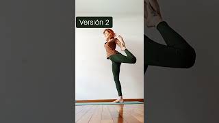 Versiones del Danzarín yoga clasesdeyoga tips yogabasico yogabuenosaires [upl. by Ysle]