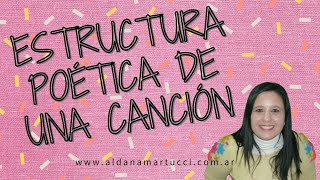 👂Estrofa  Estribillo Estructura poética de una CANCIÓN 👉Ejemplos con canciones infantiles👈 [upl. by Minetta]