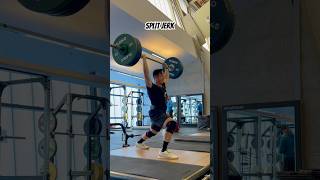 Split Jerk weightlifting [upl. by Korella]