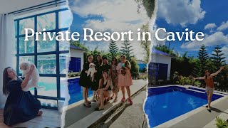 Napakagandang Private Resort Sa Cavite 🌞 staycation privatepool resortreview roomtour [upl. by Seiuqram]