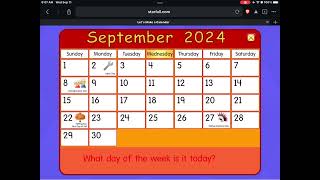 Daily Starfall Calendar  September 11 2024 [upl. by Nagud]