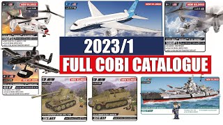 Full COBI catalogue for 20231  Tanks planes battleships cars cobi cobiCatalogue [upl. by Latreece]