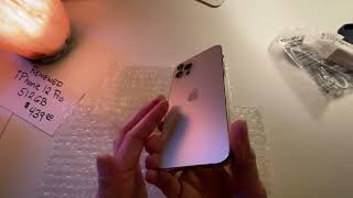 Renewed iPhone 12 Unboxing Try Try Again  ASMR Soft Spoken [upl. by Ursola]