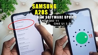 Samsung Galaxy A20s New Software Update  Android 11  One UI 31  How To Update [upl. by Teddi540]