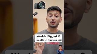 Worlds Biggest smallest camera📷 science space microscope nasa technology camera techmaster [upl. by Notneb227]