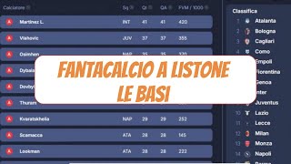 Fantacalcio a Listone Le Basi [upl. by Tengler]