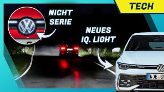 Neues IQLight  MatrixLED im Golf 8 Facelift Test Nachtfahrt amp Unterschied LED Plus Scheinwerfer [upl. by Alocin]