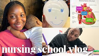 NURSING SCHOOL VLOG 🩺 first week of third sem baby fever baking with my little and assingments [upl. by Eeraj46]