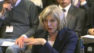 Theresa May at the Home Affairs Select Committee [upl. by Owena]