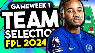 MY LATEST FPL GAMEWEEK 1 DRAFT  Fantasy Premier League Tips 202425 [upl. by Dalston293]