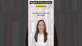 How to say literature in British English [upl. by Kono]