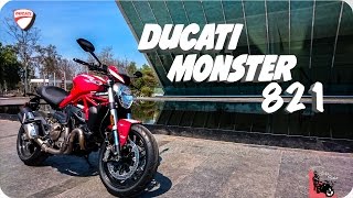 Monster 821  JohnRides Review Opinión [upl. by Ynnek890]