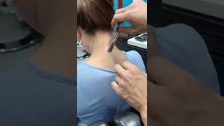 ASMR Rare Razor Shave10 Years Younger to Shave vellus hair and Cuticles on Female Customers Face [upl. by Tenrag]