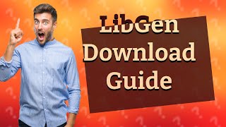 How to download from lib gen [upl. by Piderit]