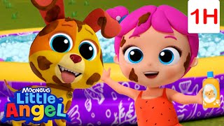 Bingos Big Bath Clean  Animals for Kids  Funny Cartoons  Learn about Animals [upl. by Eisned]