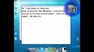 How To Remove Windows 7 Build 7100 Watermark [upl. by Yeslehc]