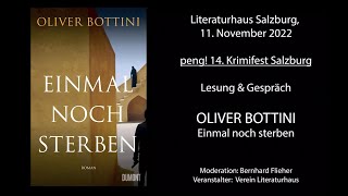 Oliver Bottini quotEinmal noch sterbenquot [upl. by Ikkela420]