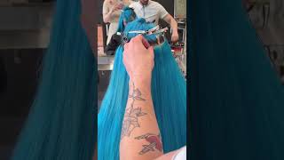 Hair weft Installation hairweave hairweft hairweavekiller [upl. by Siravrat]