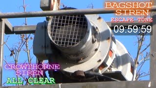 Your favourite BROADMOOR SIRENS in action  Extreme closeup views [upl. by Guss]