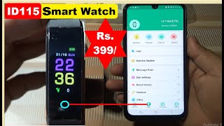 ID115 Plus Smart Band Time Setting  ID115 plus smart band connect to phone  Unboxing amp Setup [upl. by Ahtoelc]