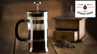 📢French Press Kahve Nasıl Yapılır  SemenOner  Yemek Tarifleri [upl. by Shore]