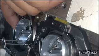 how to set timing in double needle machine [upl. by Bena]