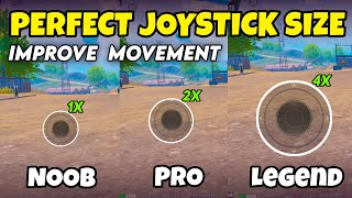 How to Find Your Best Joystick Size and Position  Joystick Stuck Problem  BGMIPUBGM [upl. by Tamis974]