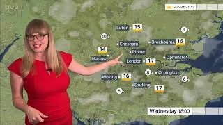 Kate Kinsella  BBC London Weather 05Jun2024 [upl. by Darsie]