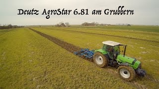 Deutz AgroStar 681 am Grubbern [upl. by Adamec]