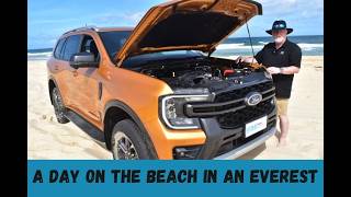 2024 Ford Everest Wildtrak on the beach on a beautiful day last summer [upl. by Suaeddaht]