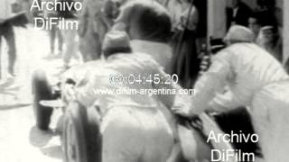 Juan Manuel Fangio gana al Gran Premio de Alemania 1957 [upl. by Noyahs]